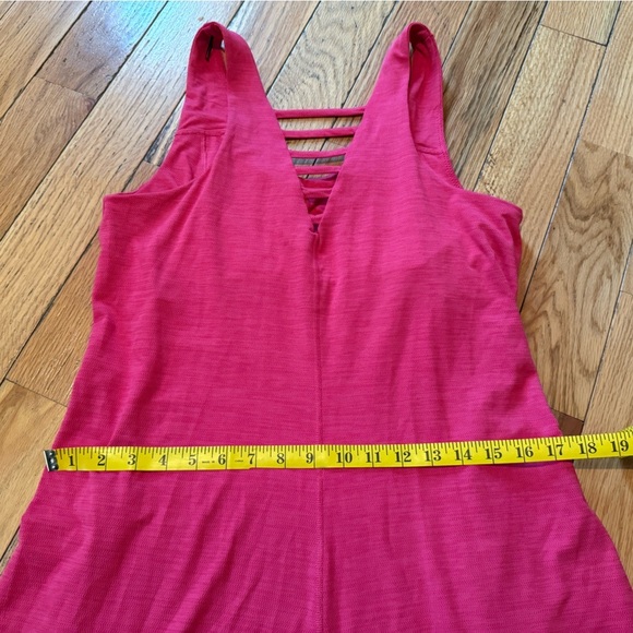 Toad & Co Dress Tech Tomboy Women’s Size M Athletic Eco-friendly Shelf-Bra Pink - Picture 12 of 14